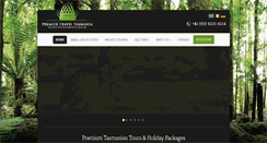 Desktop Screenshot of premiertraveltasmania.com