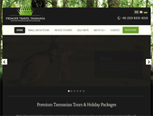 Tablet Screenshot of premiertraveltasmania.com